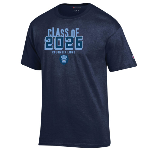  Champion Navy T Shirt - Class of 2026 Columbia University