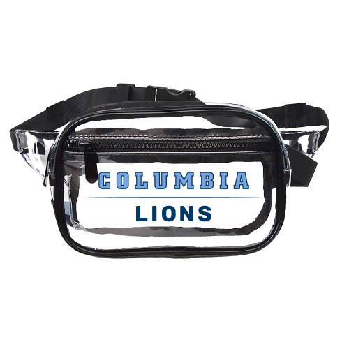  Clear Fanny Pack - Columbia Lions Wordmark