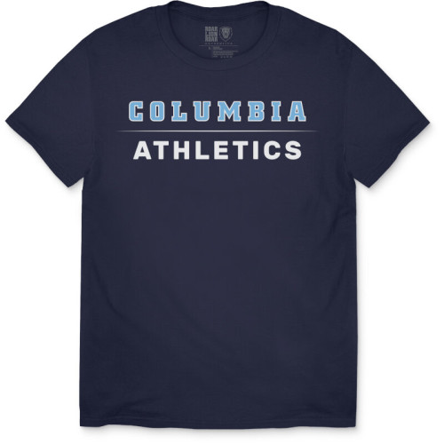  Youth Athletic Team Two Color Navy Short Sleeve Tee