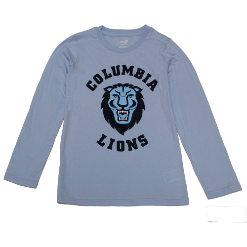  Youth Elevated Script Light Blue Long Sleeve Tee