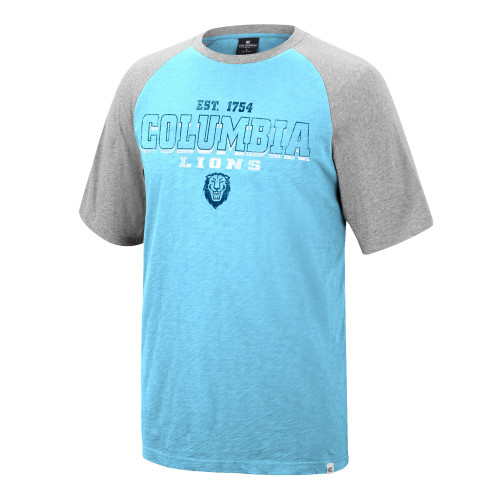  Colosseum Blue Urban Achievers Short Sleeve Raglan Tee
