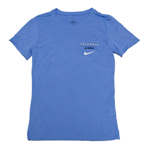  Womens Nike Legend Team Issue Light Blue Short Sleeve Tee