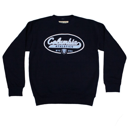  Navy Weathered Fleece Crew