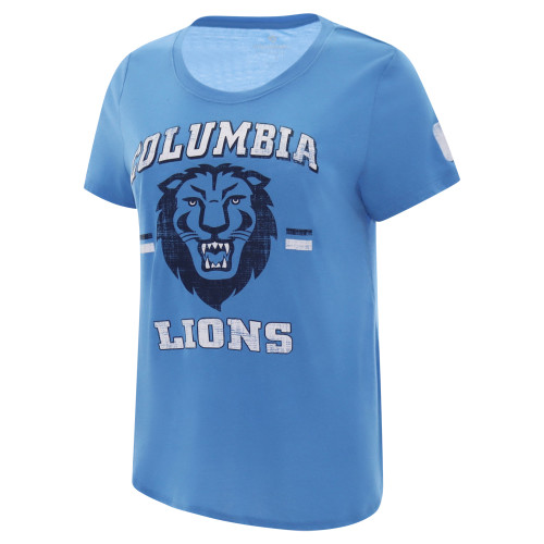  Womens Colosseum Little Big Light Blue Short Sleeve Tee