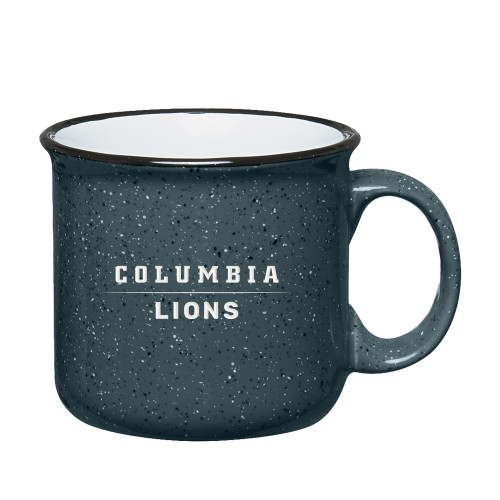  Campfire Grey Mug 15 oz - Columbia Lions - Primary Wordmark Engraved