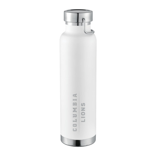  Thor Copper Vacuum Insulated White Bottle 22oz - Columbia Lions - Primary Wordmark Engraved