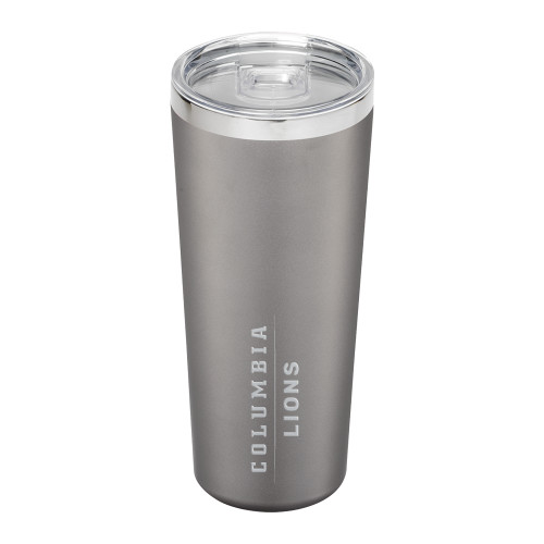  Thor Vacuum Insulated Grey Tumbler 22oz - Columbia Lions - Primary Wordmark Engraved