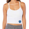 Thumbnail image for  Beyond Yoga Womens Cloud White Spacedye Slim Racerback Cropped Tank