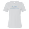 Thumbnail image for  Bella + Canvas Womens White Relaxed Cotton T Shirt