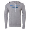 Thumbnail image for  Bella + Canvas Heather Grey Fleece Hood