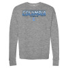 Thumbnail image for  Bella + Canvas Heather Grey Fleece Crew
