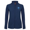 Thumbnail image for  Womens Navy Fleece Full Zip Jacket