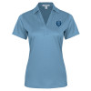 Thumbnail image for  Womens Light Blue Performance Fine Jacquard Polo