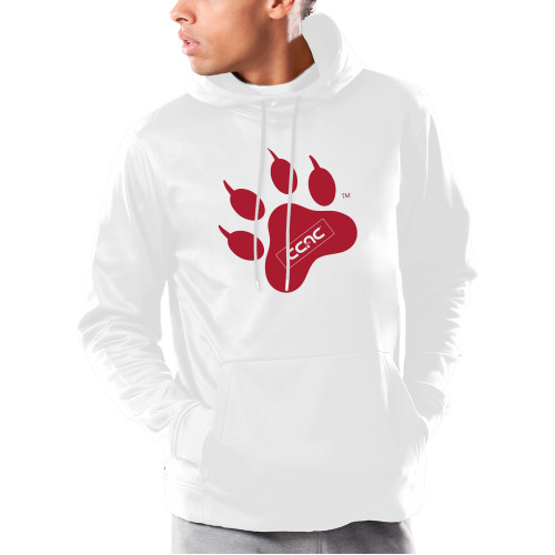Under Armour White Armour Fleece Hoodie-Paw Print