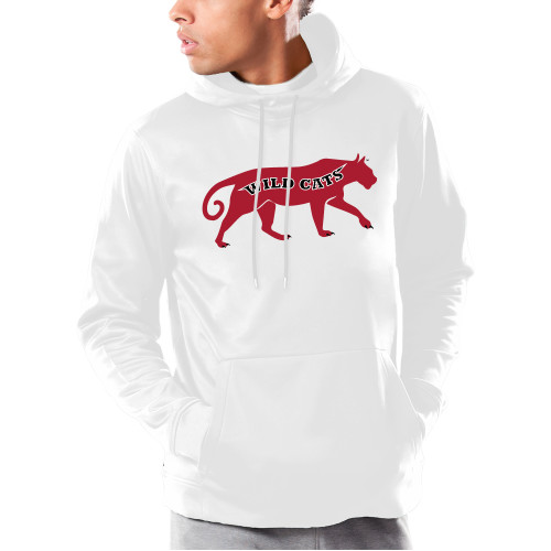 Under Armour White Armour Fleece Hoodie-Wild Cat Body