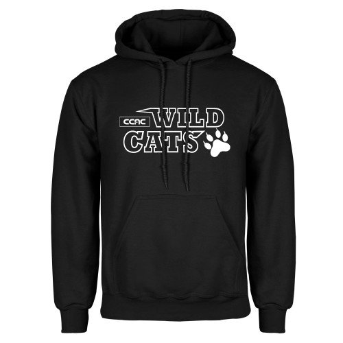 Black Fleece Hoodie-Stacked Wordmark