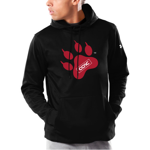 Under Armour Black Armour Fleece Hoodie-Paw Print