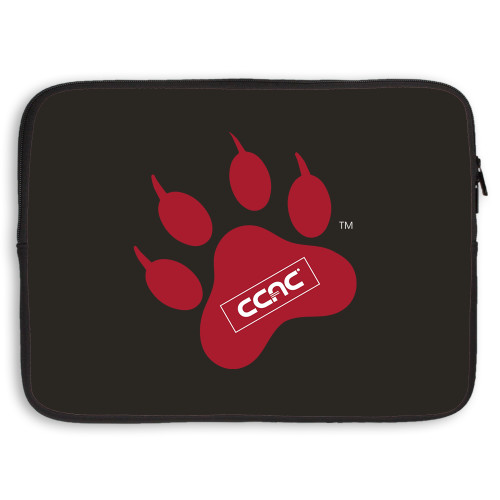 15 inch Neoprene Laptop Sleeve-Paw Print