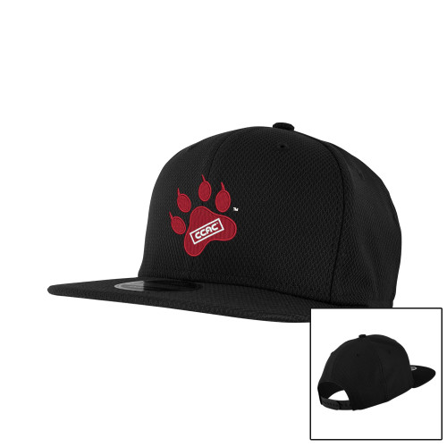New Era Black Diamond Era 9Fifty Snapback Hat-Paw Print Embroidery