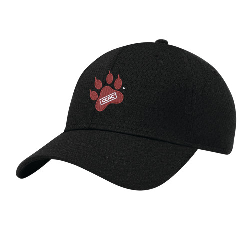 Callaway Performance Black Front Crest Hat-Paw Print Embroidery