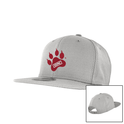 New Era Light Grey Diamond Era 9Fifty Snapback Hat-Paw Print Embroidery