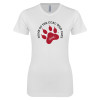 Thumbnail image for  Next Level Womens White Boyfriend Tee