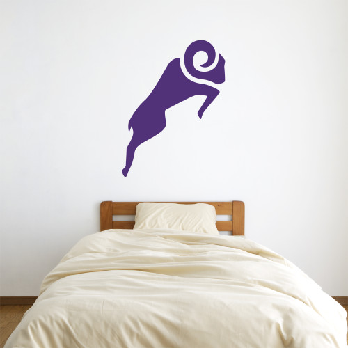  3 ft x 3 ft Fan WallSkinz - Athletic Ram