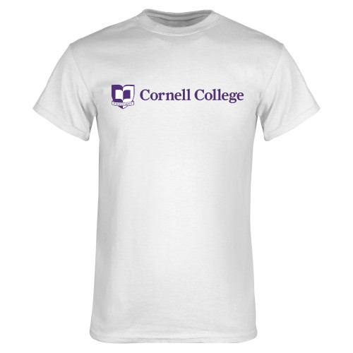  White T Shirt - Cornell College Logo