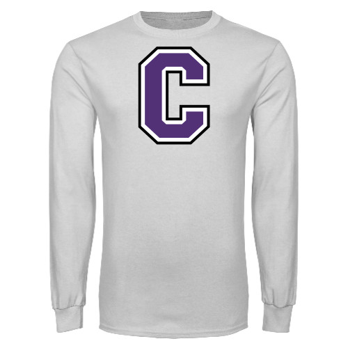  White Long Sleeve T Shirt - Cornell C
