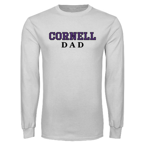  White Long Sleeve T Shirt - Dad