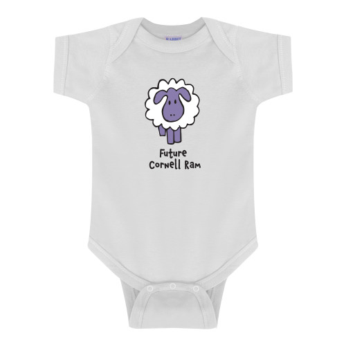  White Infant Onesie - Future Cornell Ram