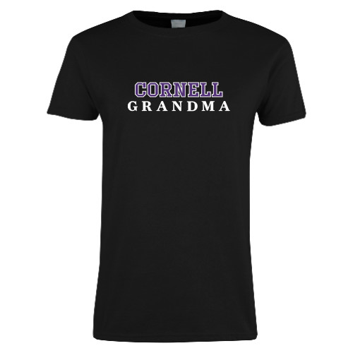  Womens Black Short Sleeve Tee - Grandma
