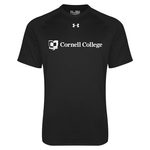  Under Armour Black Tech Tee - Cornell College Logo