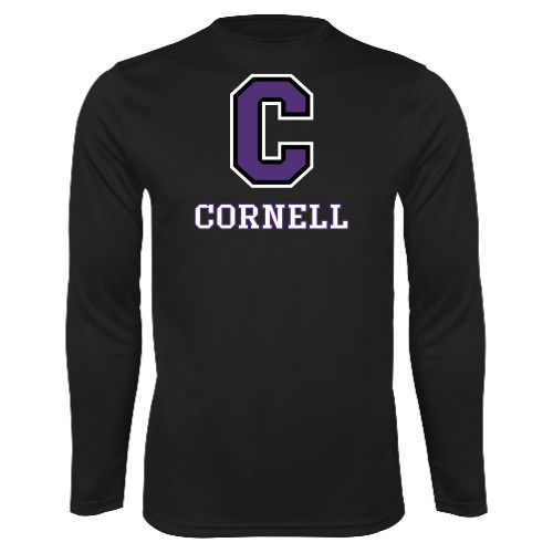  Black Performance Long Sleeve Shirt - Corell C Verticle