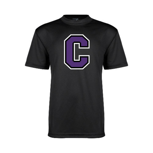  Youth Performance Black Tee - Cornell C