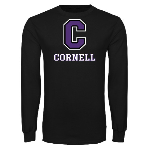  Black Long Sleeve T Shirt - Corell C Verticle