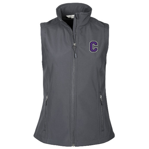  Womens Charcoal Core Softshell Vest - Cornell C