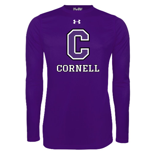  Under Armour Purple Long Sleeve Tech Tee - Corell C Verticle