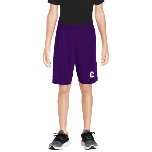  Youth Purple Competitor Shorts - Cornell C
