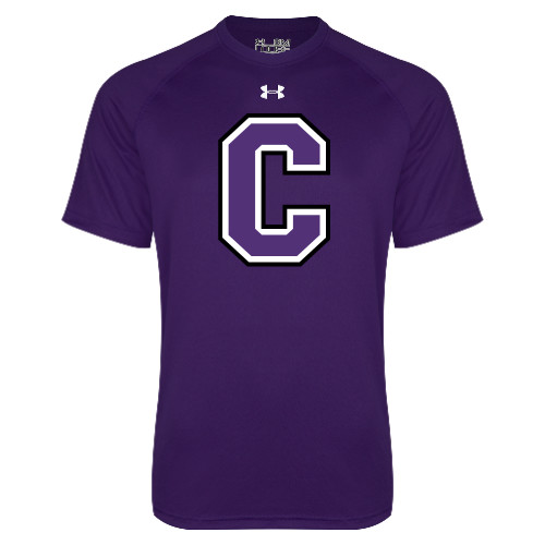  Under Armour Purple Tech Tee - Cornell C