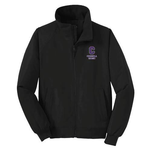  Black Charger Jacket - Cornell Rams Stacked