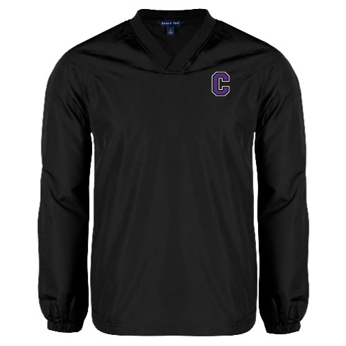  Black V Neck Raglan Windshirt - Cornell C