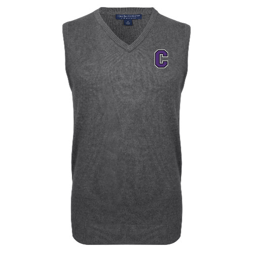  Charcoal VNeck Sweater Vest - Cornell C