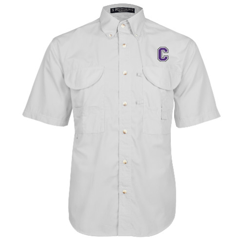  White Fishing Shirt Performance Short Sleeve - Cornell C