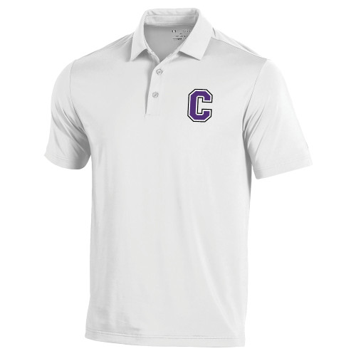  Under Armour White Performance Polo - Cornell C