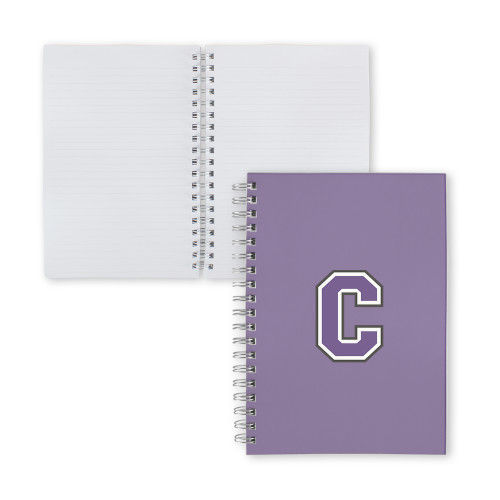  Clear 7 x 10 Spiral Journal Notebook - Cornell C