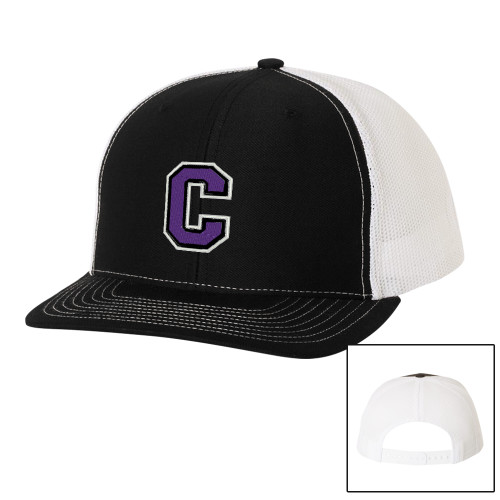  Richardson Black/White Trucker Hat - Cornell C
