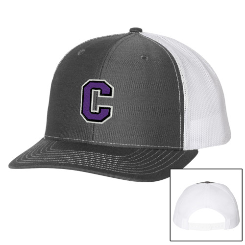  Richardson Charcoal/White Trucker Hat - Cornell C