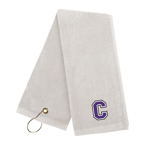  White Golf Towel - Cornell C