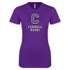 Thumbnail image for  Next Level Womens Purple Boyfriend Tee
